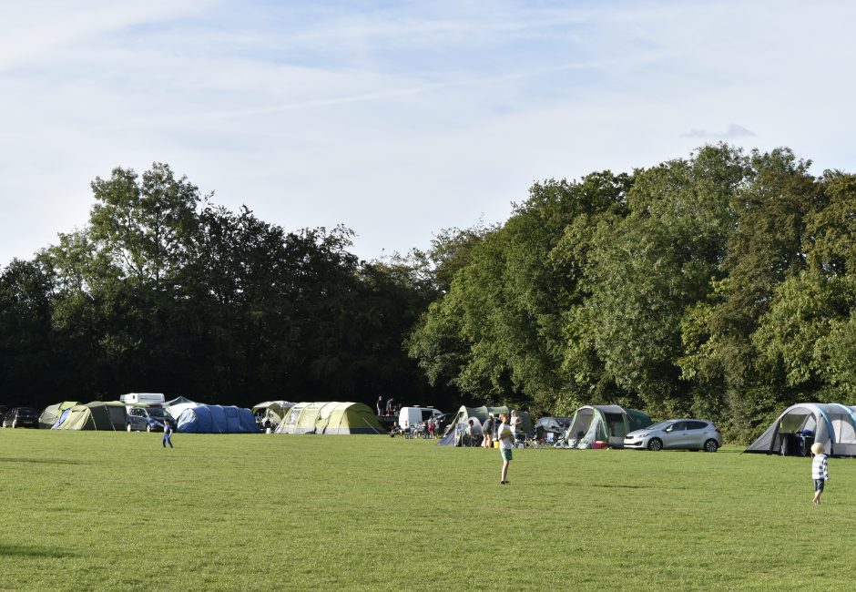 Camping at Forest Glade Five Acre Field