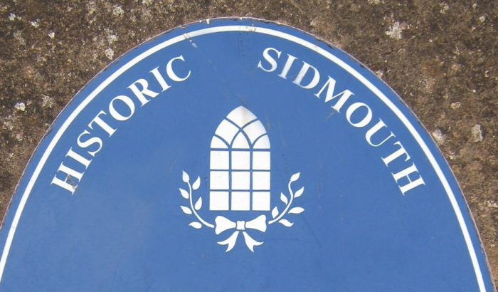 sidmouth blue plaque