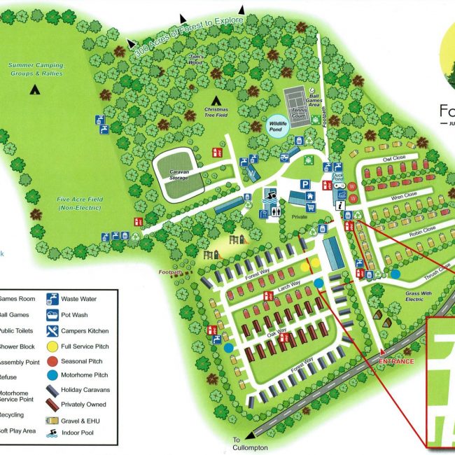 forest glade park map
