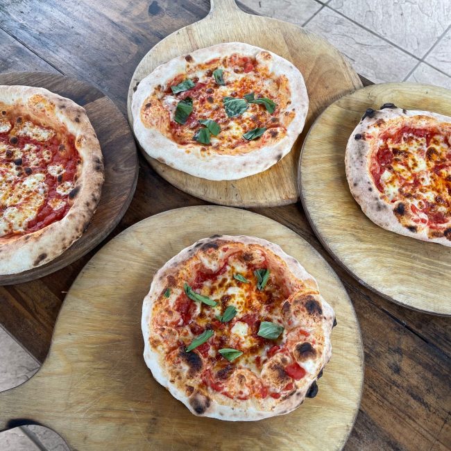 pop up food stalls markets food pizza at Forest Glade