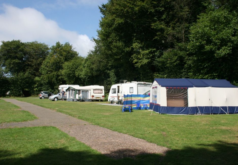 touring pitch at Forest Glade, Devon
