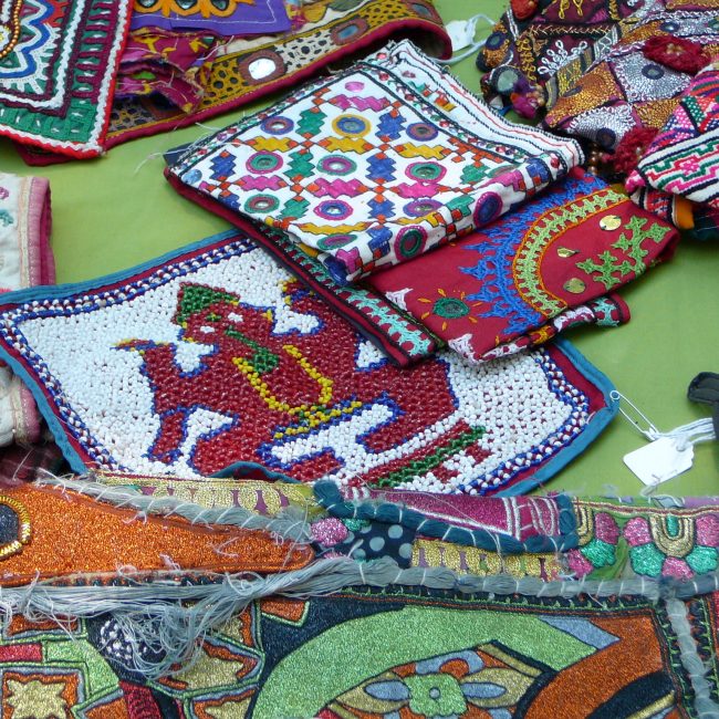 embroidered hippie indian ethnic market at Forest Glade