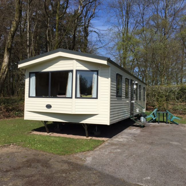 caravan holiday home camping at Forest Glade