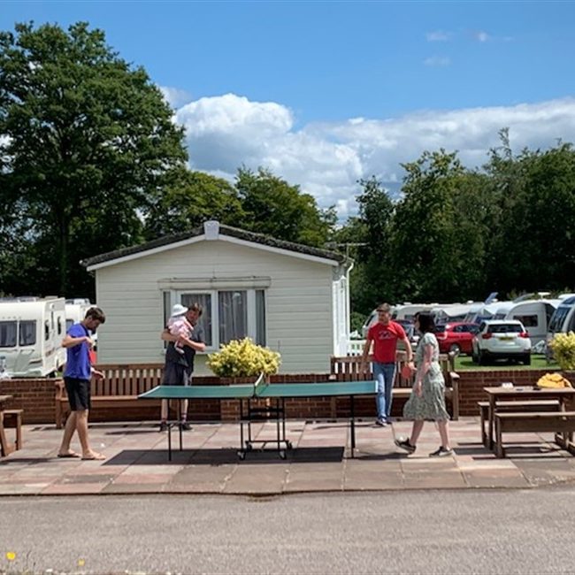 table tennis ping pong activities at Forest Glade